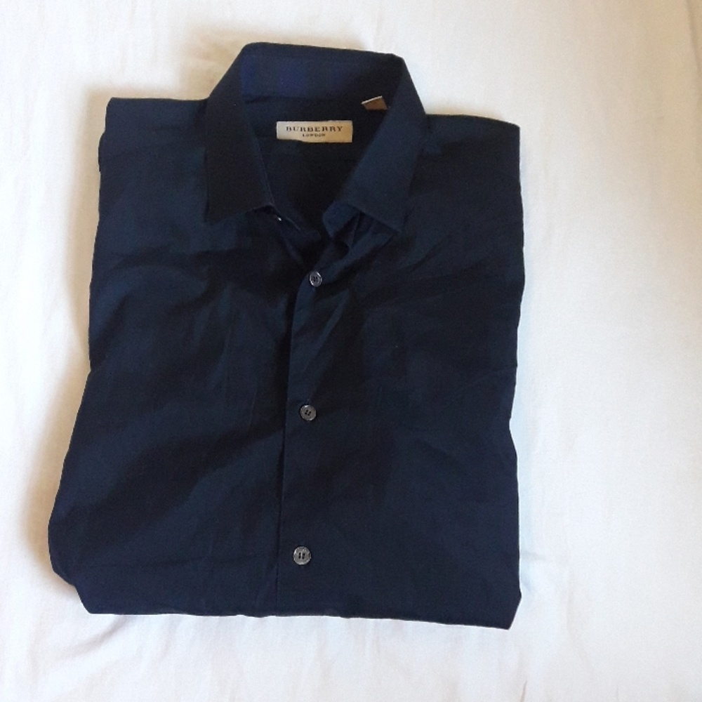 Burberry blue shirt size M